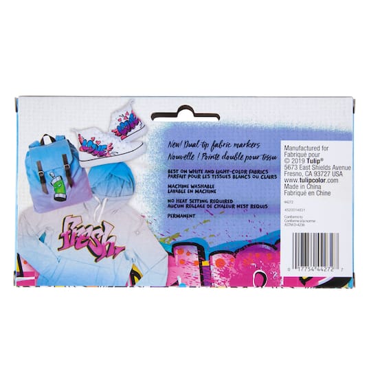 Tulip® Graffiti Fabric Markers™ Bright